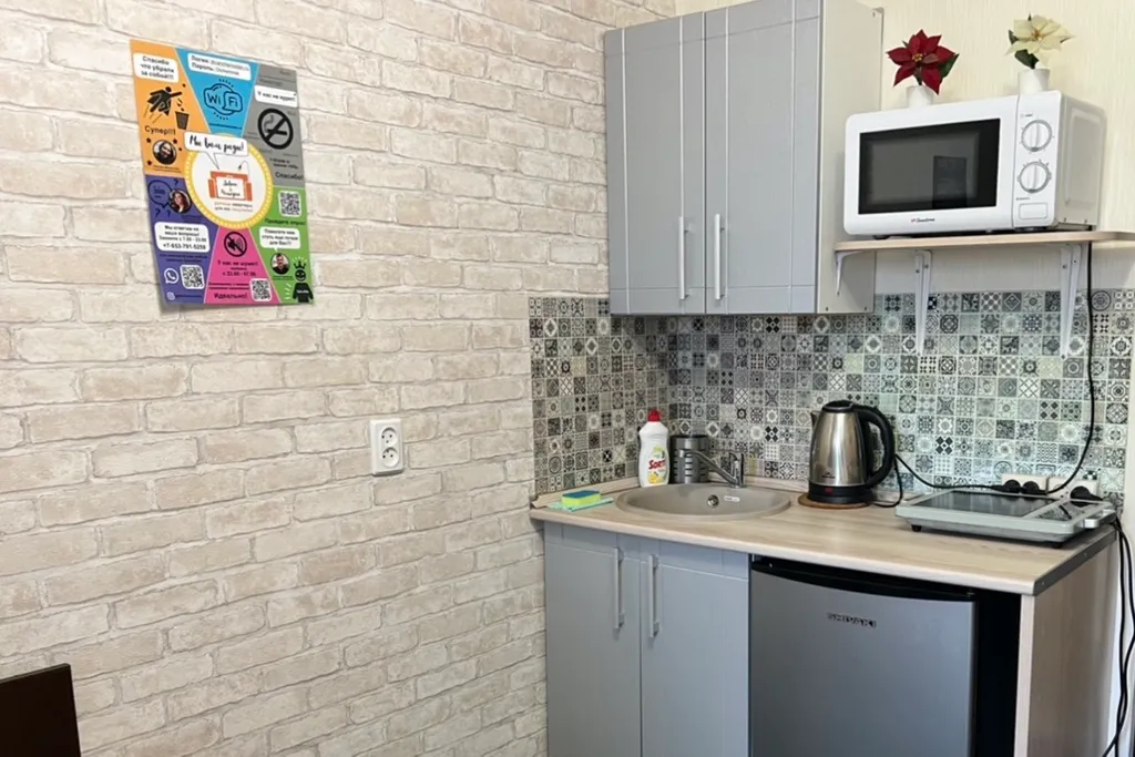 Двухместная студия вблизи станции метро "Студенческая"