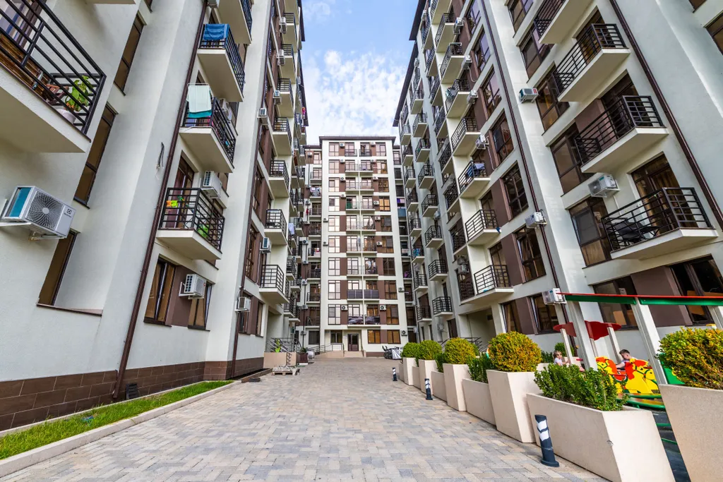 Квартира Новые уютные апартаменты с французским балконом — Адлер