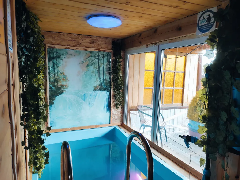 Коттедж Эко дом с баней и бассейнами рядом с Санкт-Петербургом — Кискелово