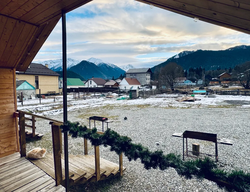 Дом с панорамным видом на горы