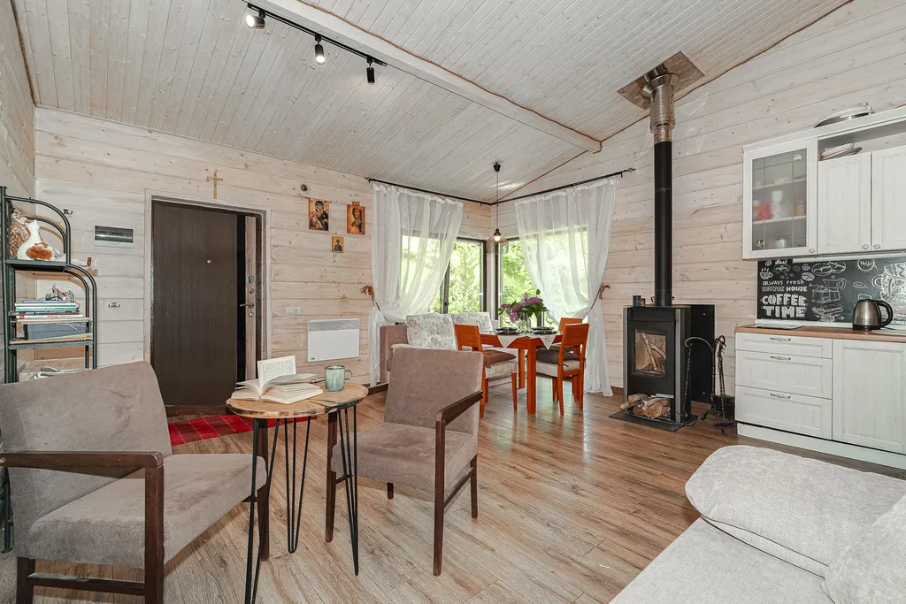 Дом 56m2 — чан, кухня, Wi-Fi