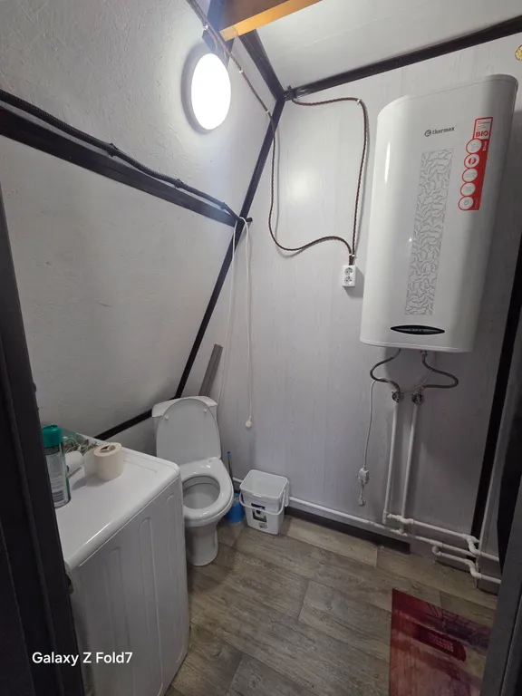 Домик А-фрэйм с баней