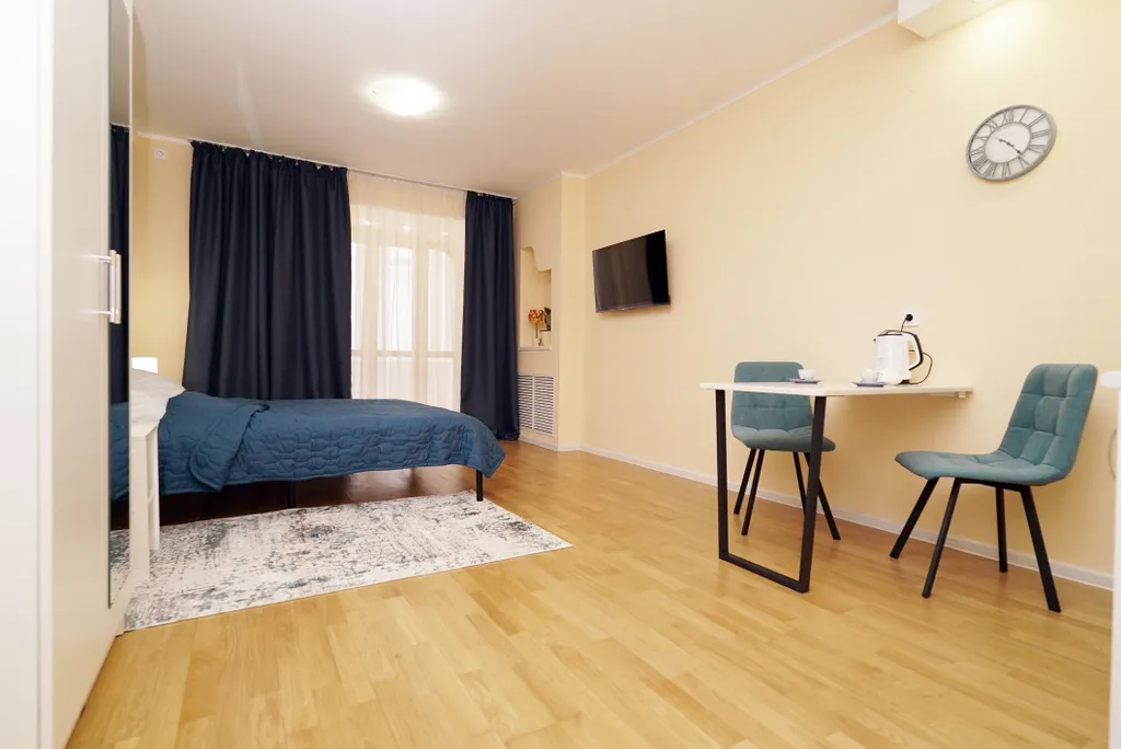 Уютная студия с современным ремонтом в оживлённом районе