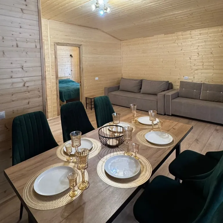 Коттедж Шале одноэтажное с видом на горы и лес — Архыз