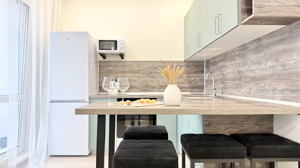 Квартира Hugge Place | Стильная студия у Аквапарка с Wi-Fi — Новосибирск