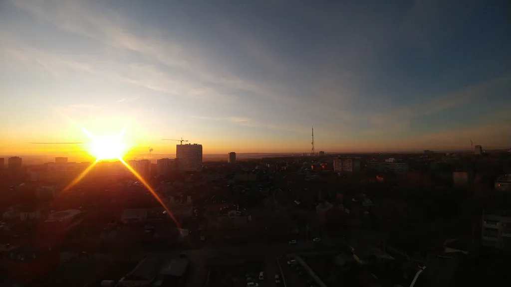 Квартира-студия с дизайнерским ремонтом с шикарным видом на город