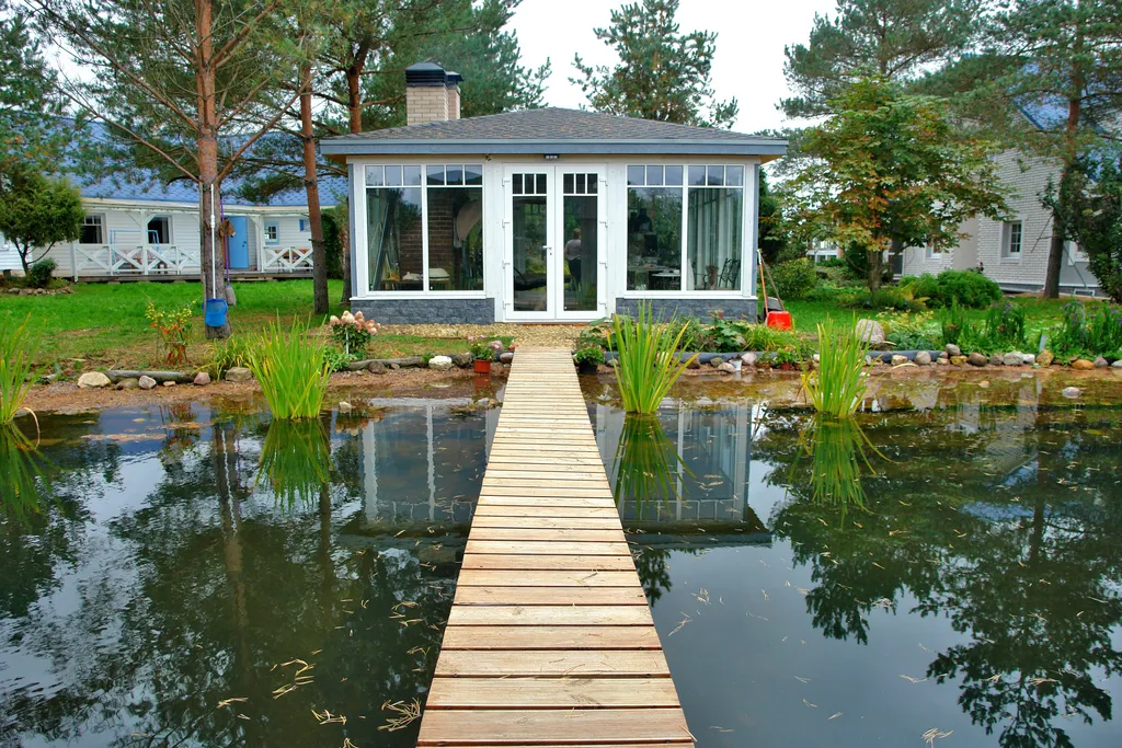 Дом в стиле прованс с камином