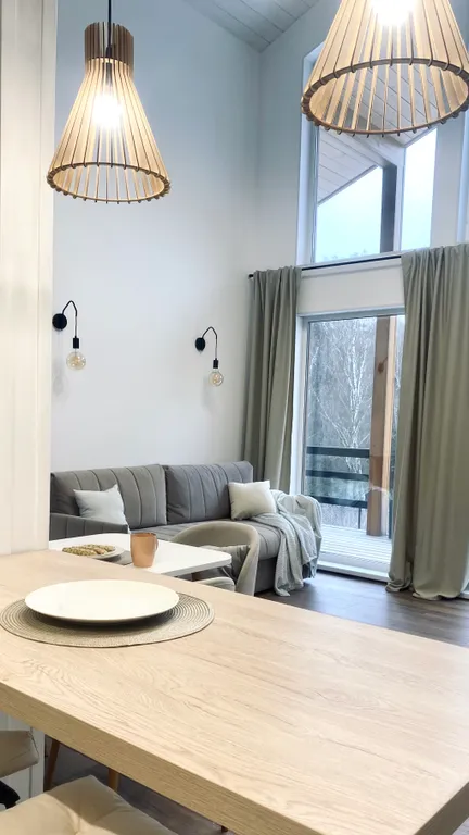 Тишина и релакс в новом уютном доме у леса