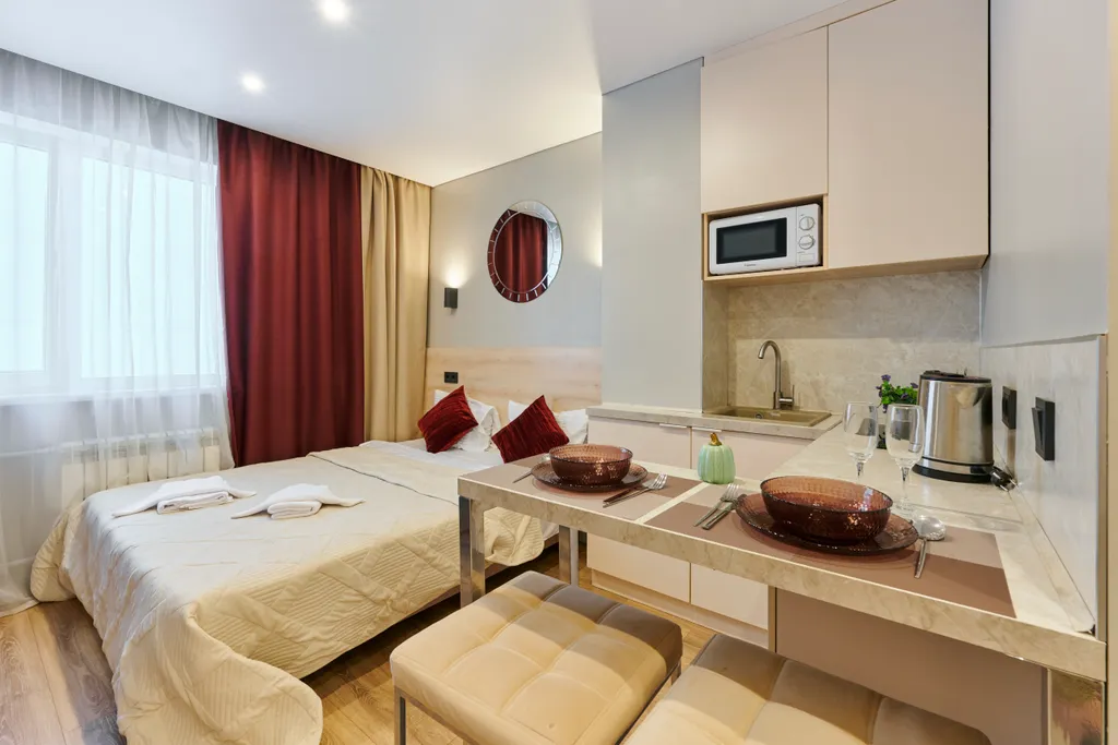 Квартира Квартира Дизайнерская студия у метро — Москва