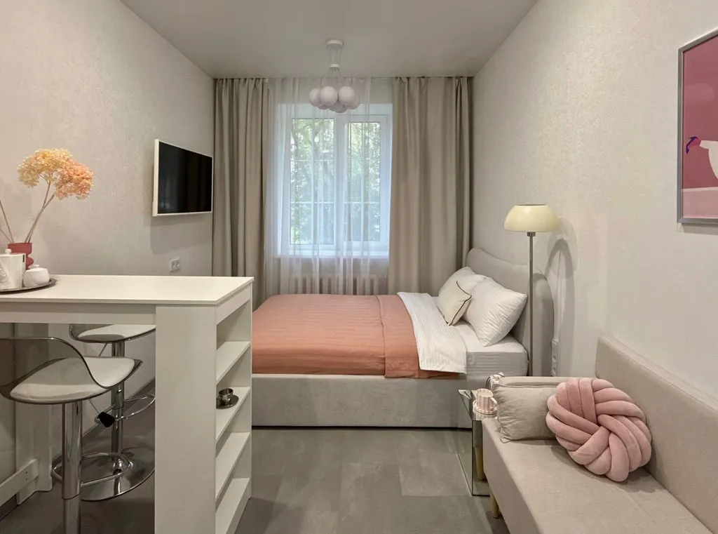 Апартамент в гламурных тонах