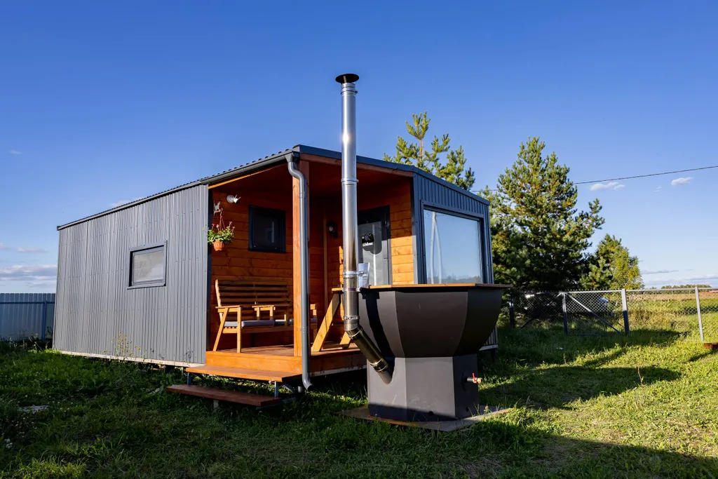 Уютный домик с банным чаном