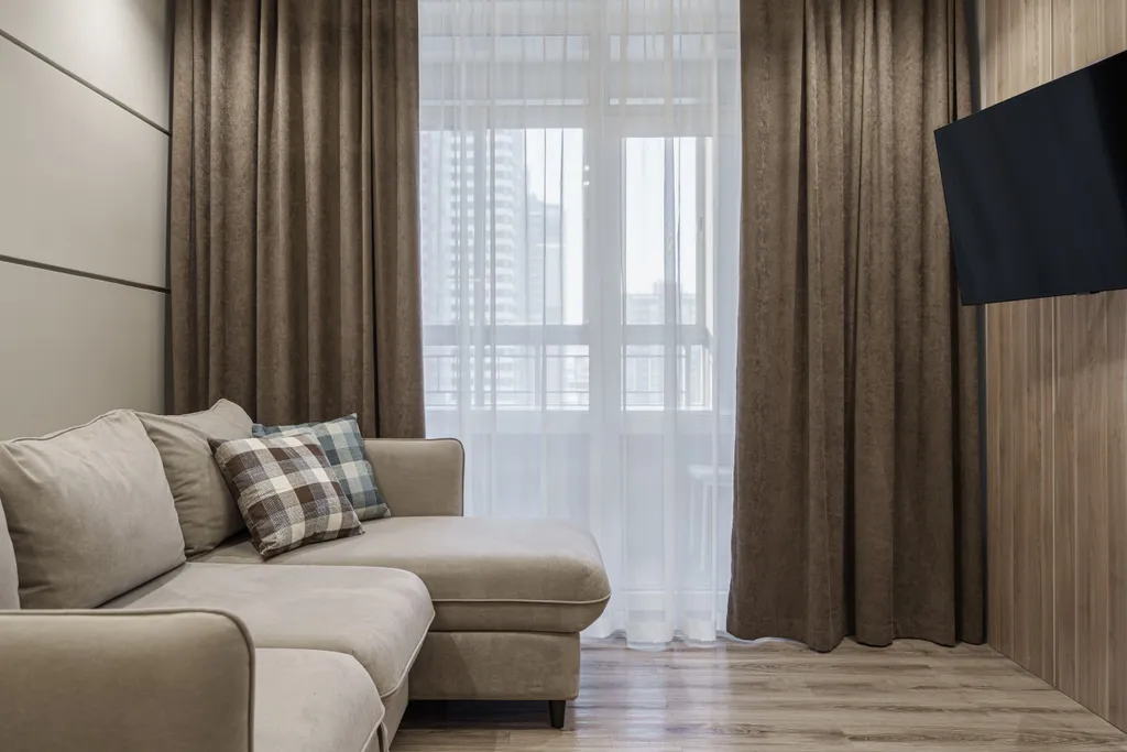 Лаконичная квартира Бурбон в ЖК Притяжение