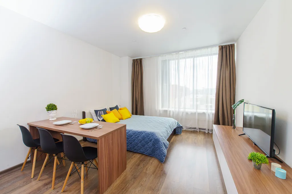 Квартира Квартира Светлая студия для 4 гостей — Екатеринбург