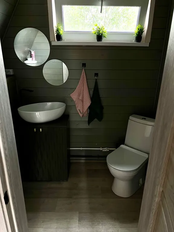 Уютный а-фрейм в деревне