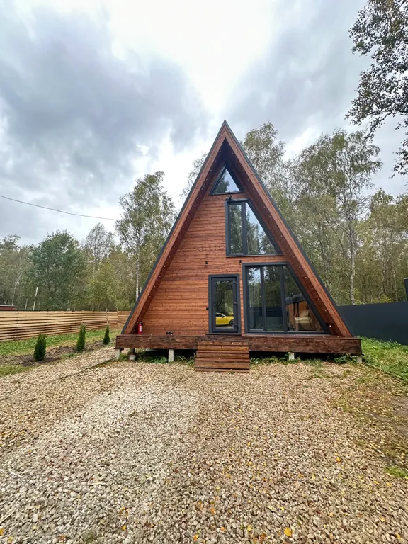 Коттедж Домик Aframe Forest с баней и сибирским чаном — Москва