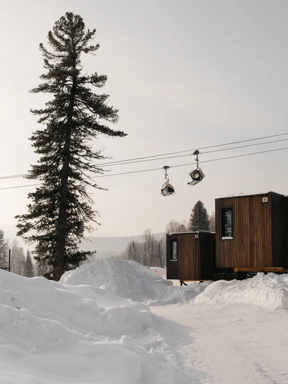 Коттедж Модульный дом Blue&Green 2 — аренда посуточно в Шерегеш