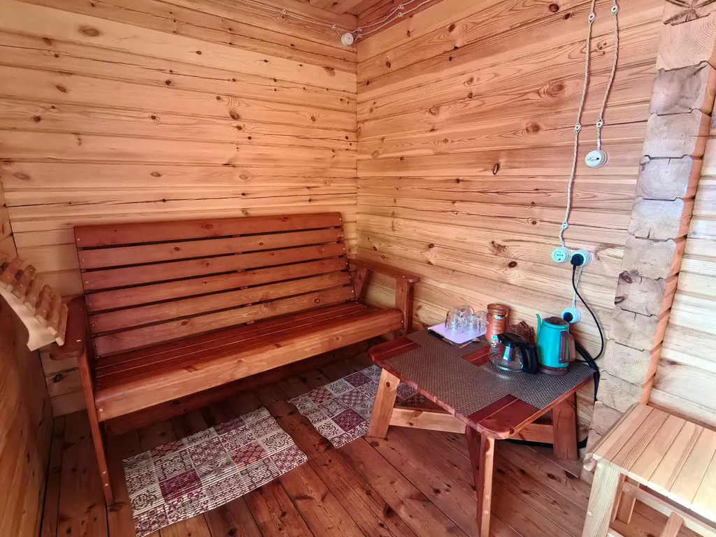 Уютный дом у озера Манжерок