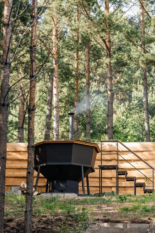 Уютный гестхаус Горки посреди леса и в полном уединении, баня и чан