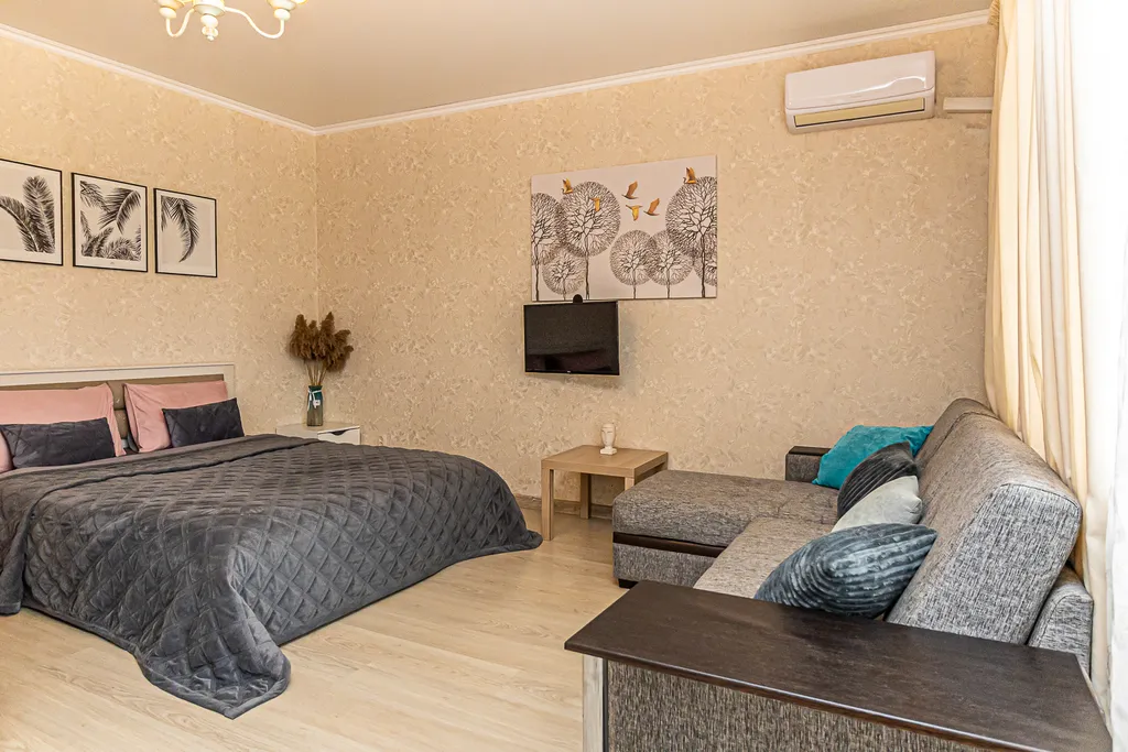 Квартира Квартира Уютная студия в 7 мин от Парка Краснодар — Краснодар