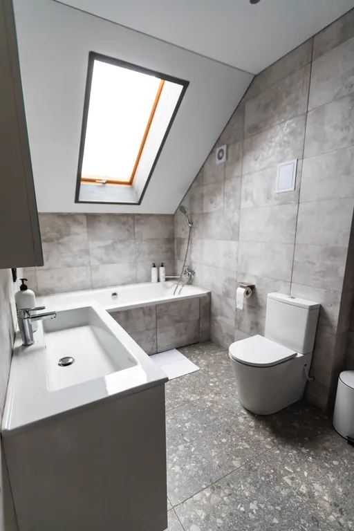 Просторный светлый дом с баней и фурако