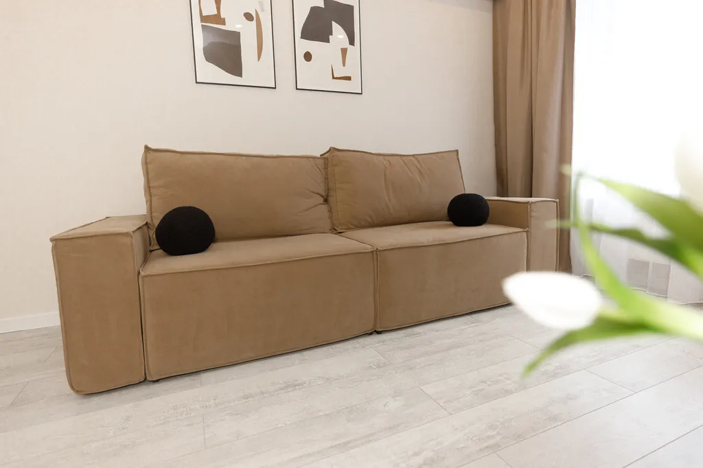 Стильная квартира в новостройке с видом на парк и море