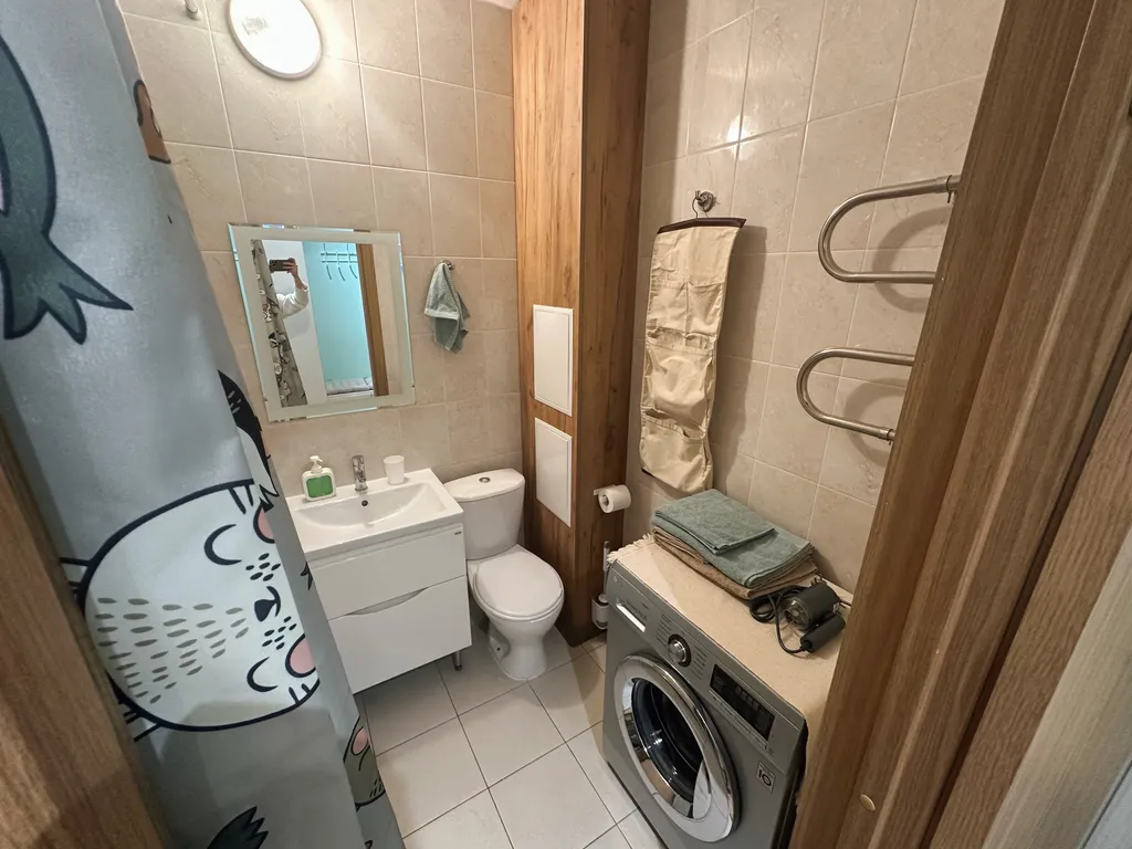 Квартира Квартира Уютная студия в ЖК Живи в Курортном — Песочный