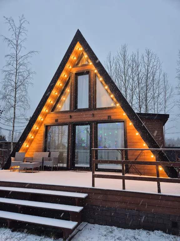 Коттедж Дом шале на берегу Ладожского озера — Коккорево