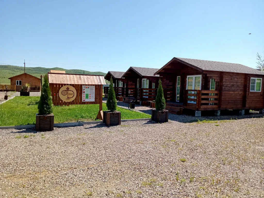 Семейный эко домик из дерева