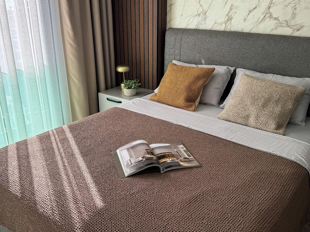 Вид на море и горы: уютные апартаменты 1+1 для всей семьи