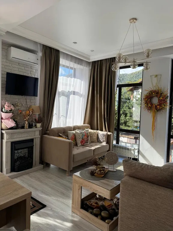 Солнечная стильная студия в горах Красной Поляны