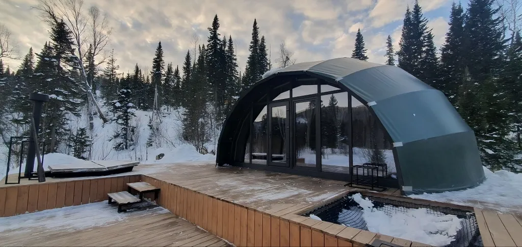 Коттедж Эксклюзивный Shell House с банным чаном на террасе — аренда посуточно в Шерегеш