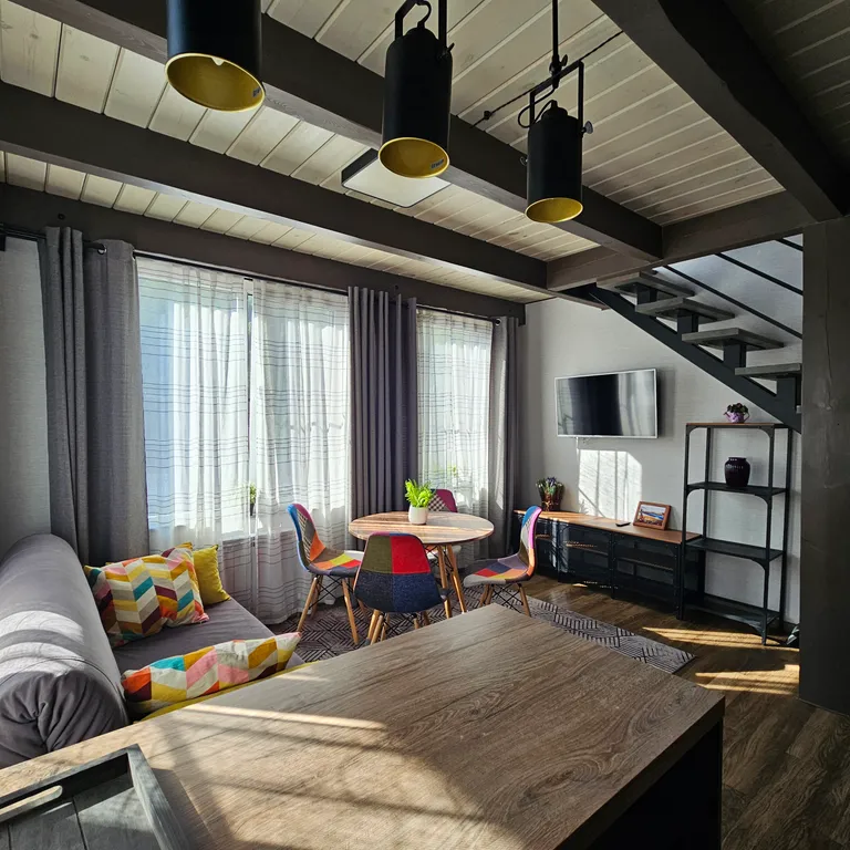 Квартира Прекрасная двухуровневая квартира с видом на горы — Красная Поляна