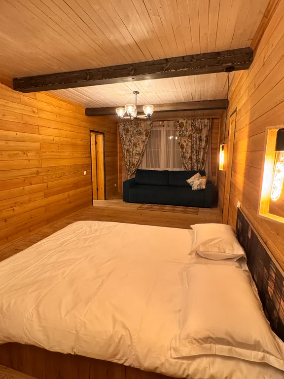 Коттедж Коттедж Дача с баней на дровах и беседкой на 12 человек в Елизаветинской — Елизаветинская