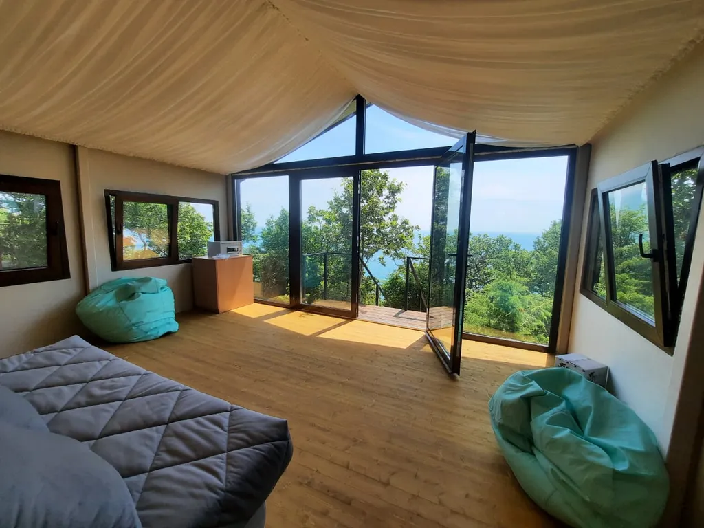 Люкс с видом на море, джакузи или купелью