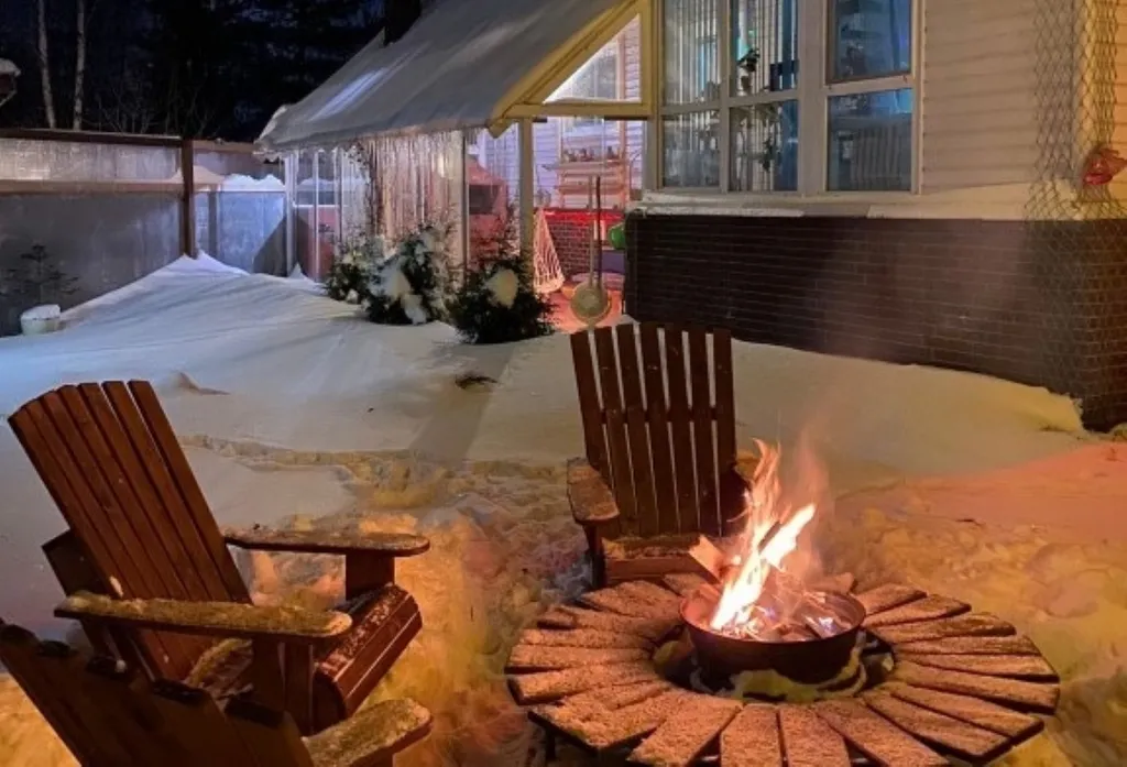 Вилла с гриль-верандой, сауной, купелью и джакузи