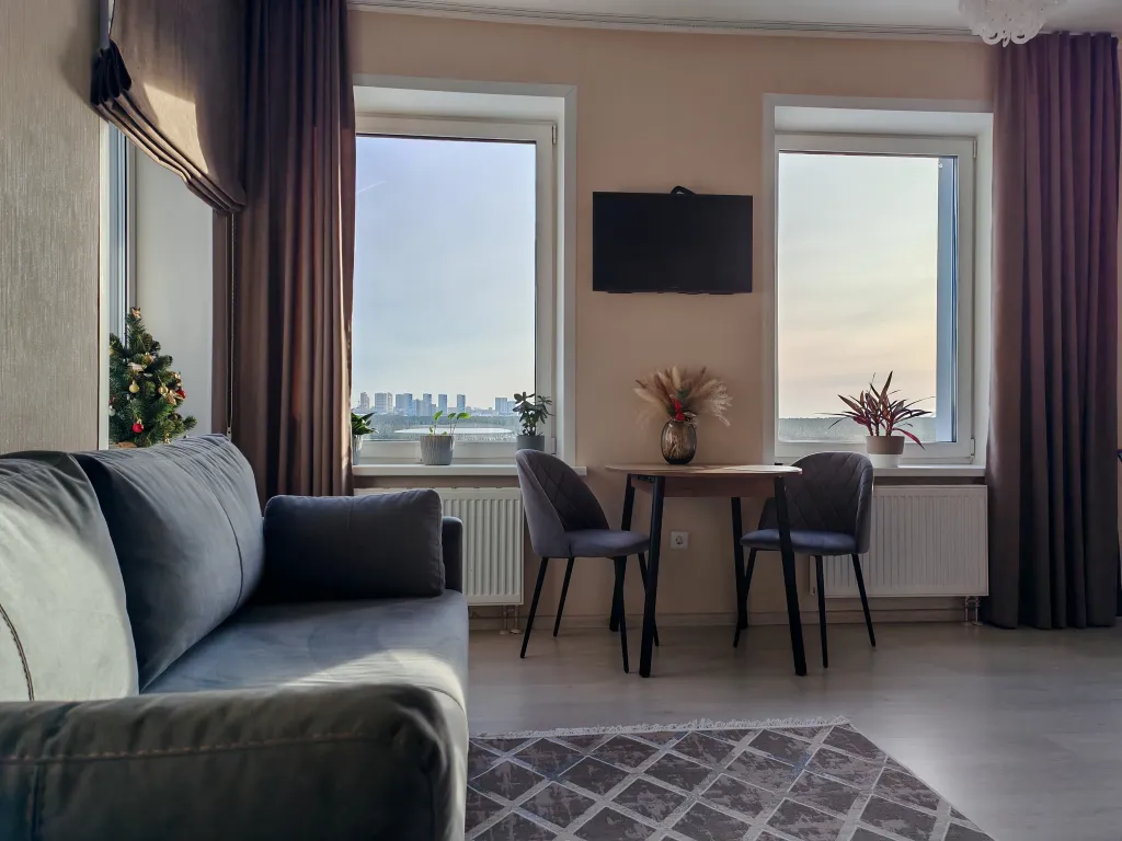 Квартира Студия на Парковом с видом на Экопарк — аренда посуточно в Пермь