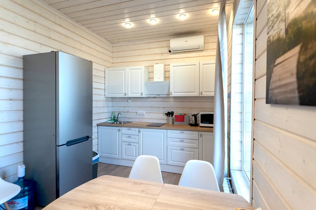 Дом с баней и банным чаном возле горнолыжных склонов Яхрома и Сорочаны