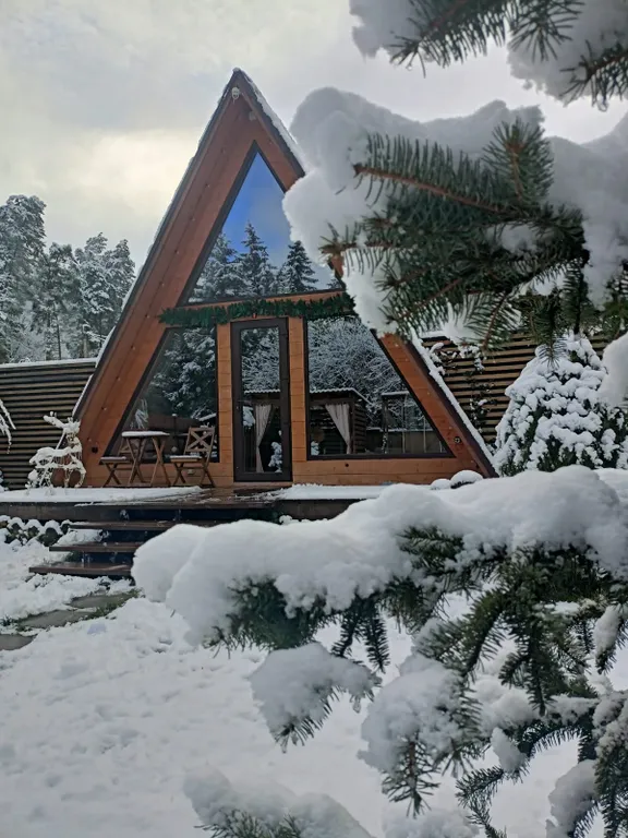 Дом в стиле Афрейм Дача у Горы