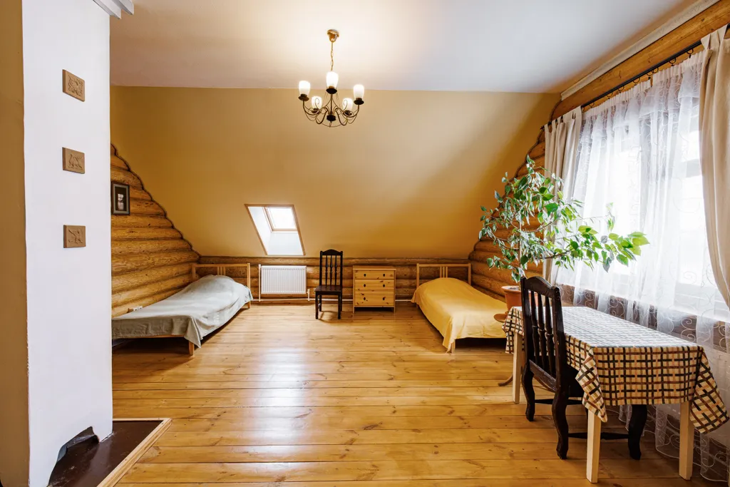 Дом в стиле Rustic с баней на дровах