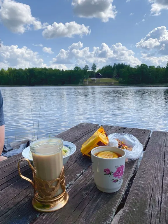 Дом с видом на озеро