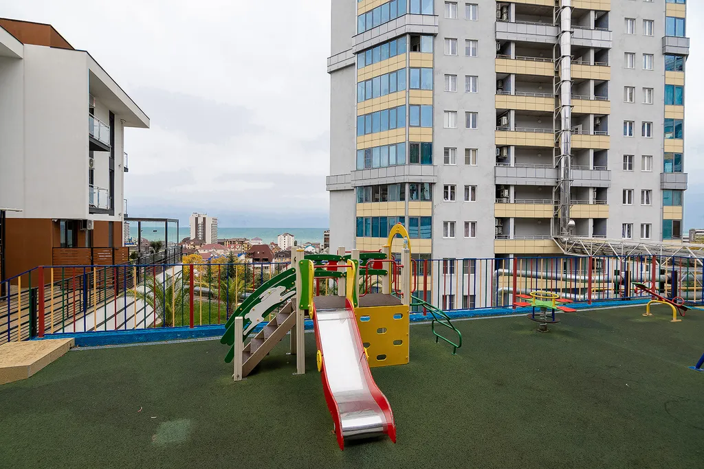 Студия МореСолнцеАпарт в ЖК Касабланка с прямым видом на море