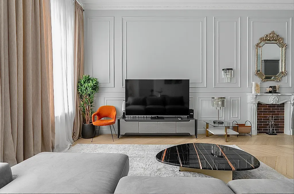 Апapтаменты с новым дизайнeрcким рeмонтом, пaнopамным видом на Невcкий