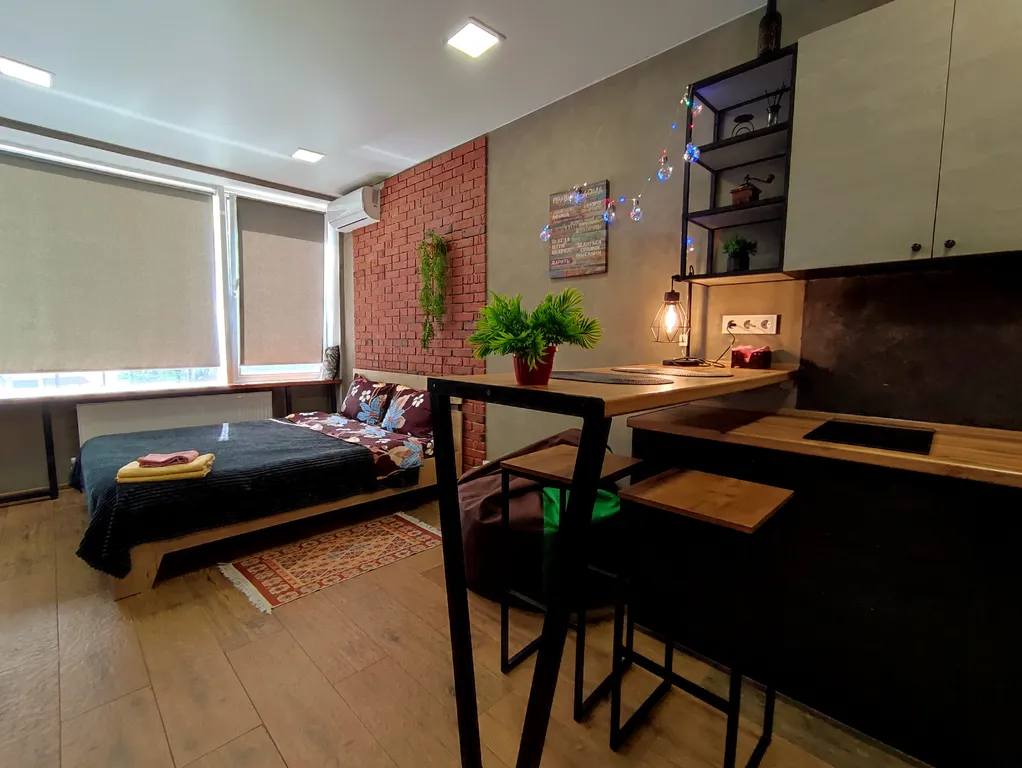 Стильная студия лофт