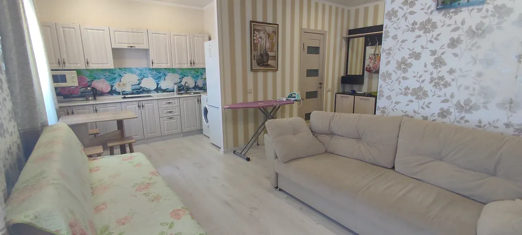 Квартира Уютная квартира с кухней-гостиной — Анапа