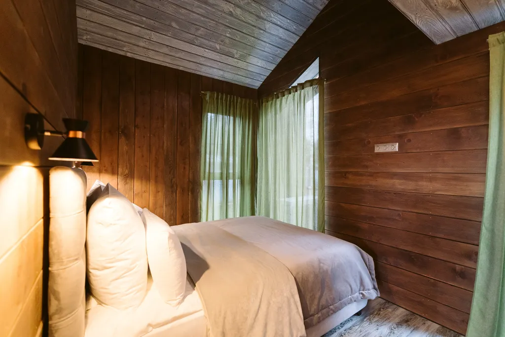 Домик с камином и кондиционером