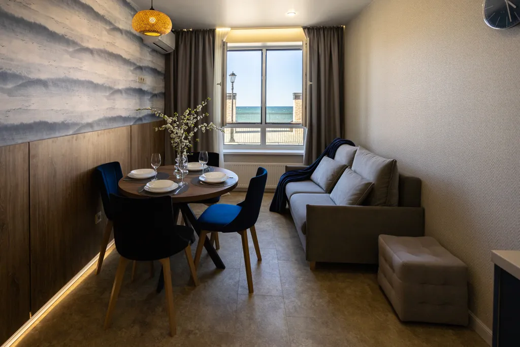 Апартамент с видом на море, 1 линия Балтийского моря