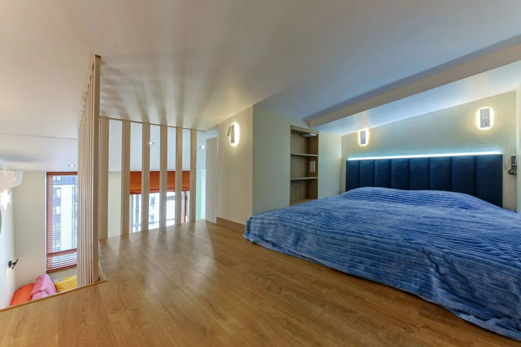 Квартира Квартира Дизайнерская двухуровневая студия — Пушкин