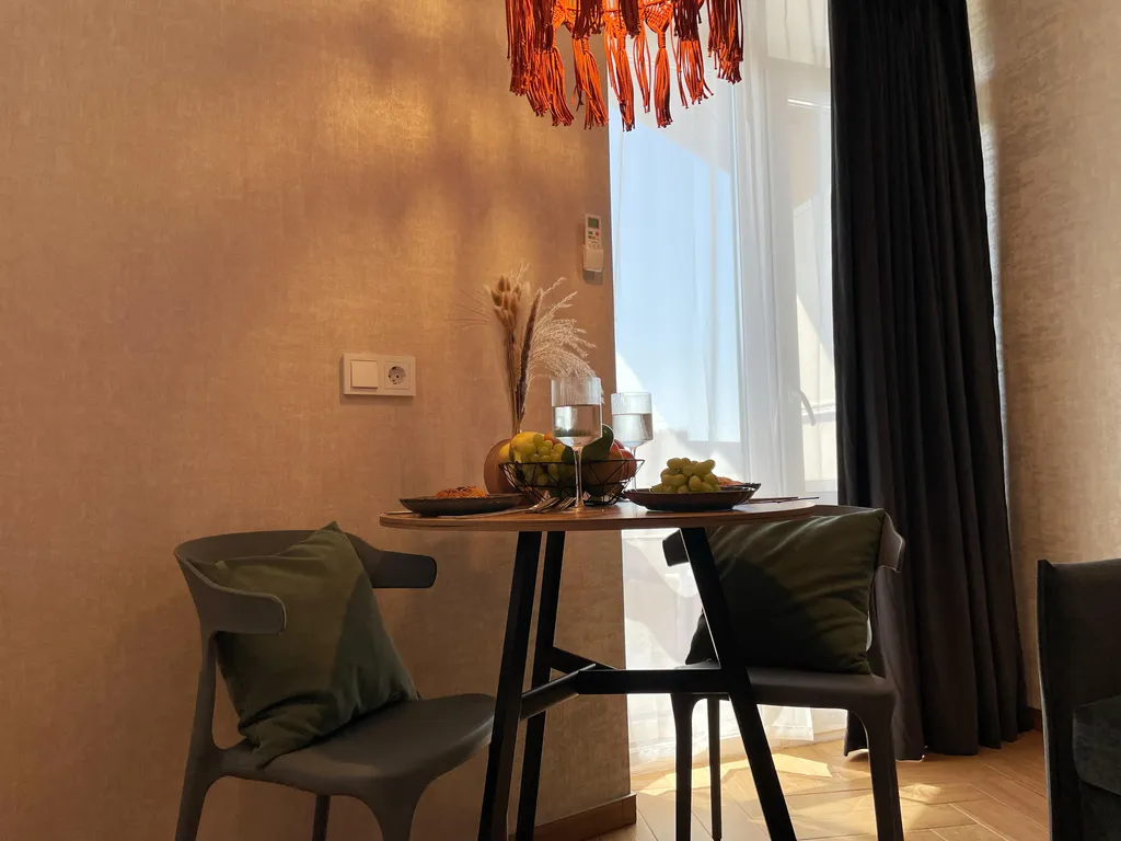 Апартаменты с видом на море и горы, 3 минуты до пляжа