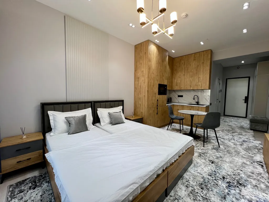 Апартаменты-студия на небоскрёбе U-tower 56