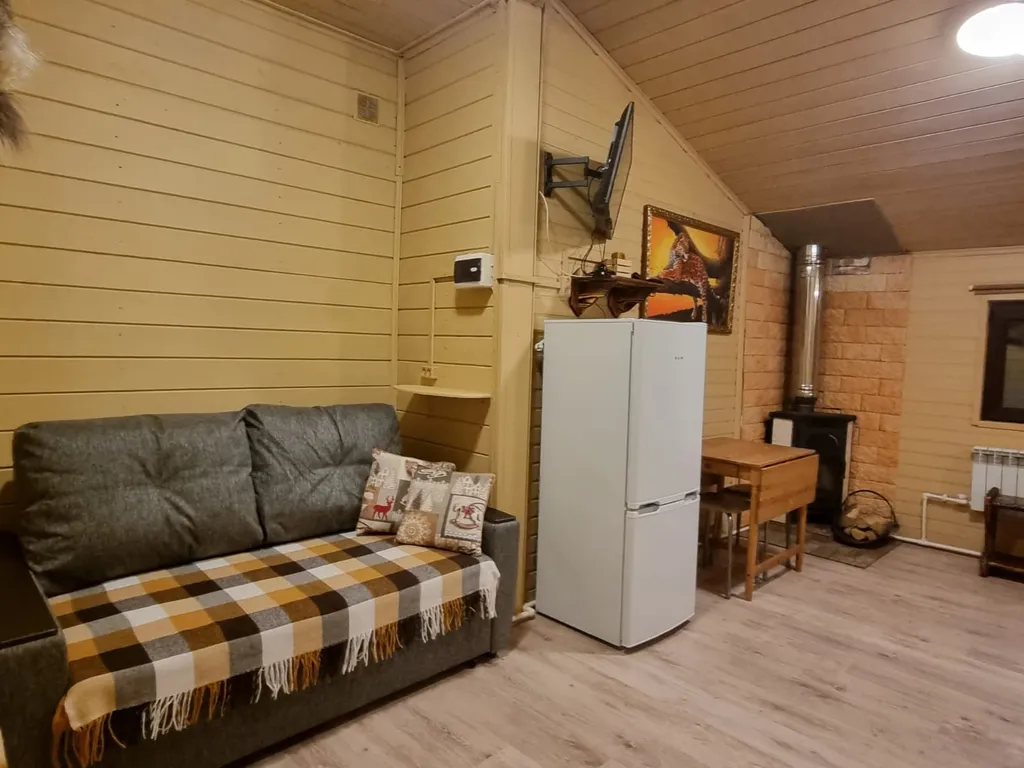 Коттедж с 2-мя спальнями, камин+сауна